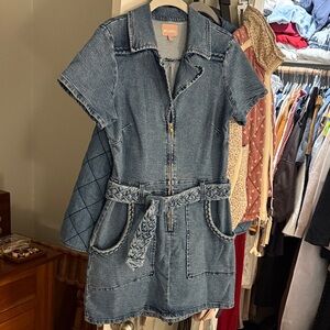 Show Me Your MuMu Blue Denim Mini Dress